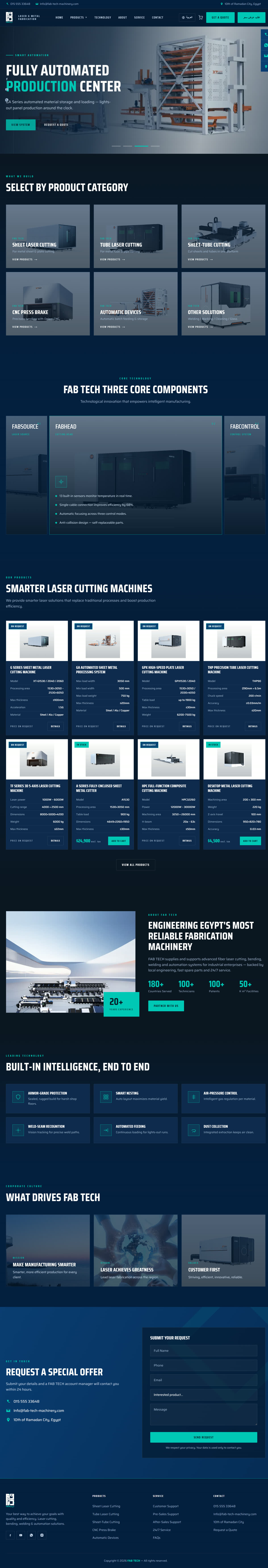 Fabteck website — built with OmniBrief