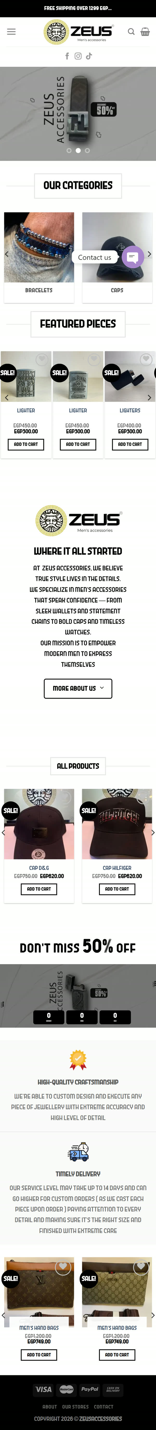 Zeus website on mobile — built with OmniBrief